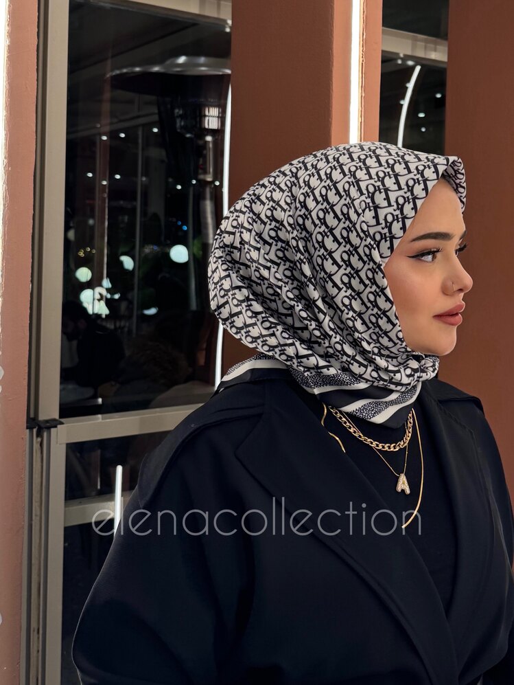 İthal Twill İpek Eşarp S&B