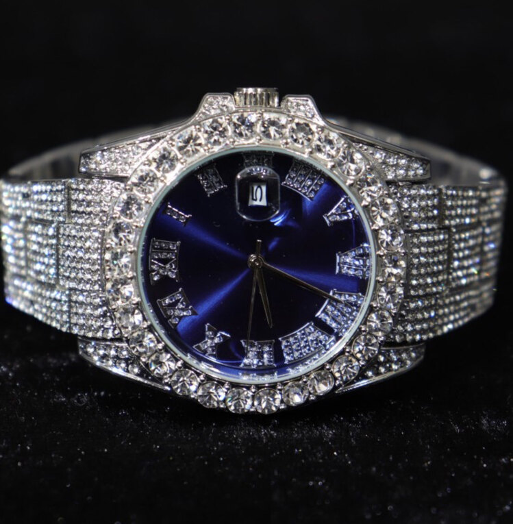Iced Roli Case Watch V3 (Blue-Silver) 