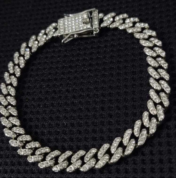 8mm Micro Cuban Bracelet