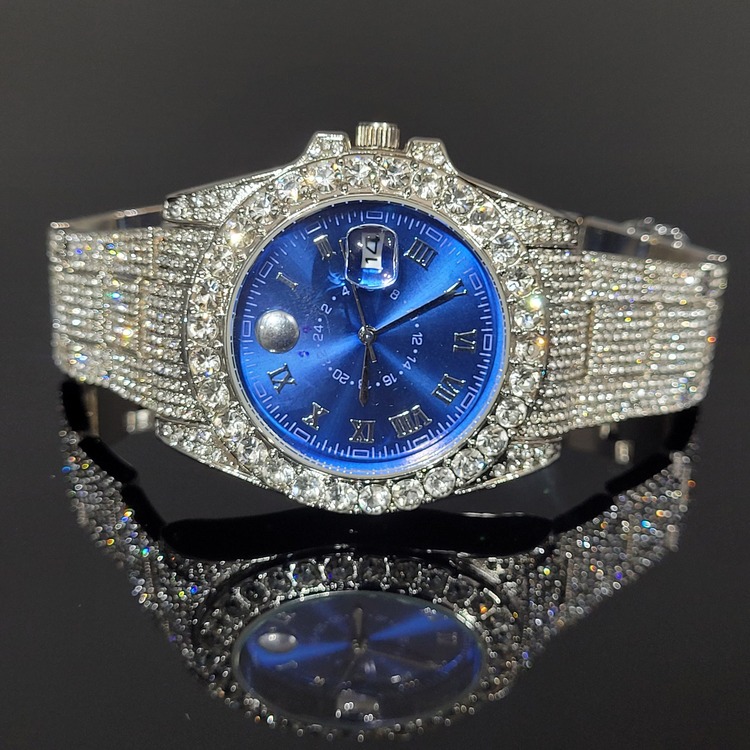 Iced Roli Case Watch V3 (Blue-Silver) 