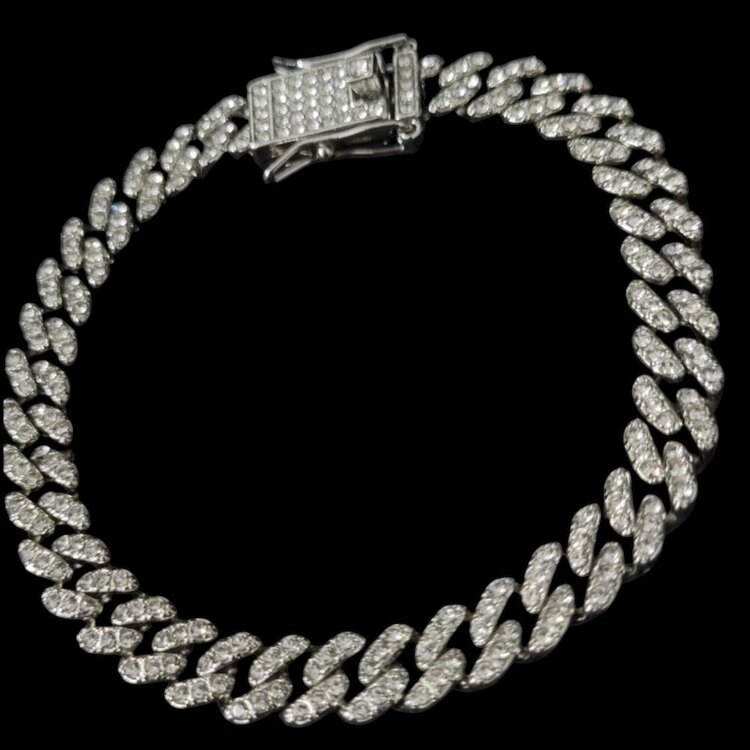 8mm Micro Cuban Bracelet