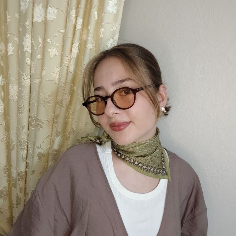 Retro yuvarlak çerçeveli güneş gözlüğü 