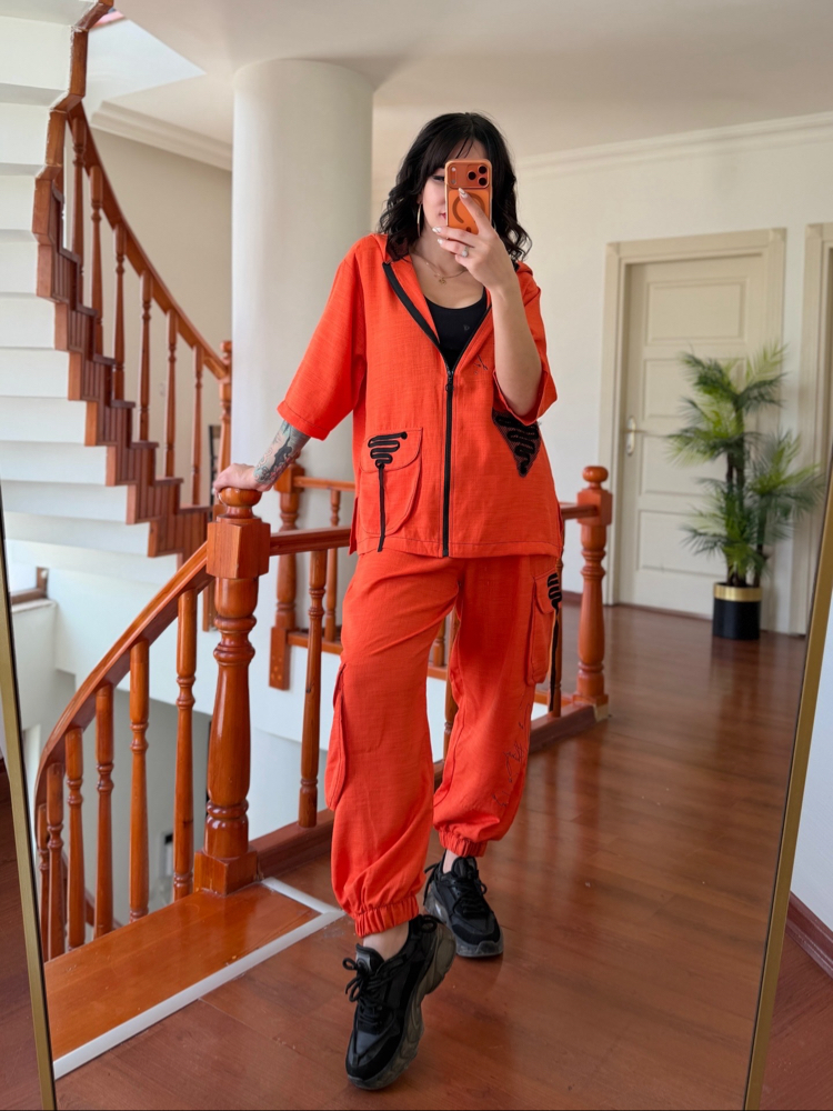 Tasarım Alt Üst Takım (Oranj)