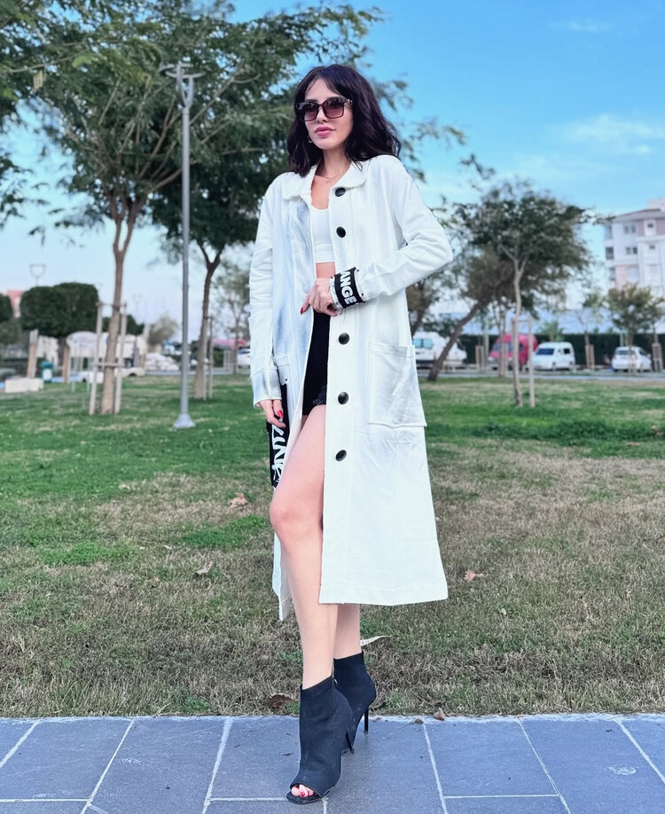 Tasarım Hırka BEYAZ