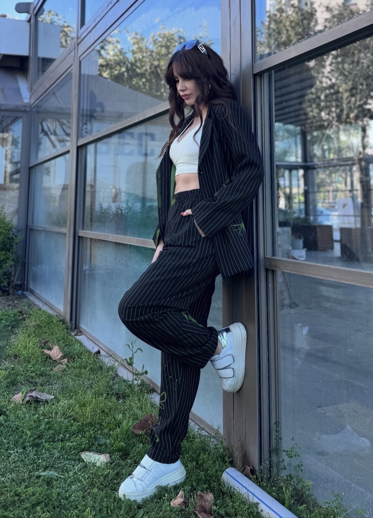 Özel Tasarım Blazer Pantolon Takım SİYAH