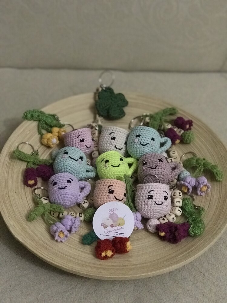 Kahve Fincanı Anahtarlık