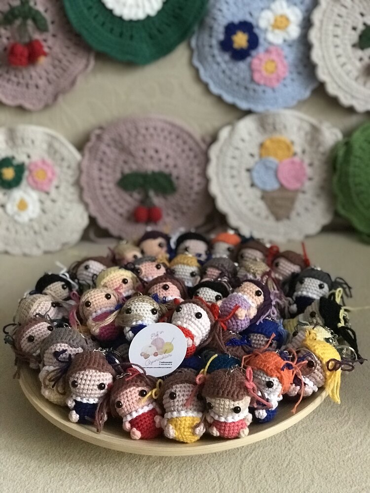Minik Kız Anahtarlık