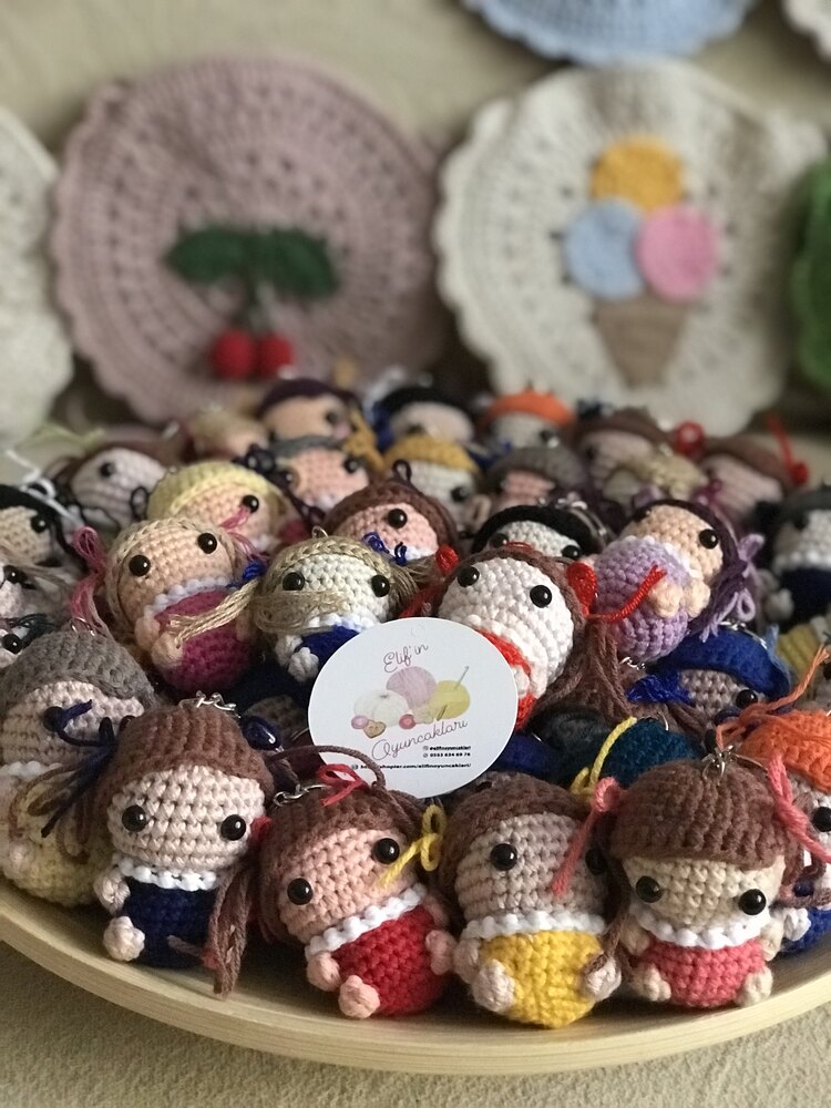 Minik Kız Anahtarlık