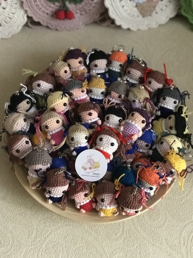 Minik Kız Anahtarlık