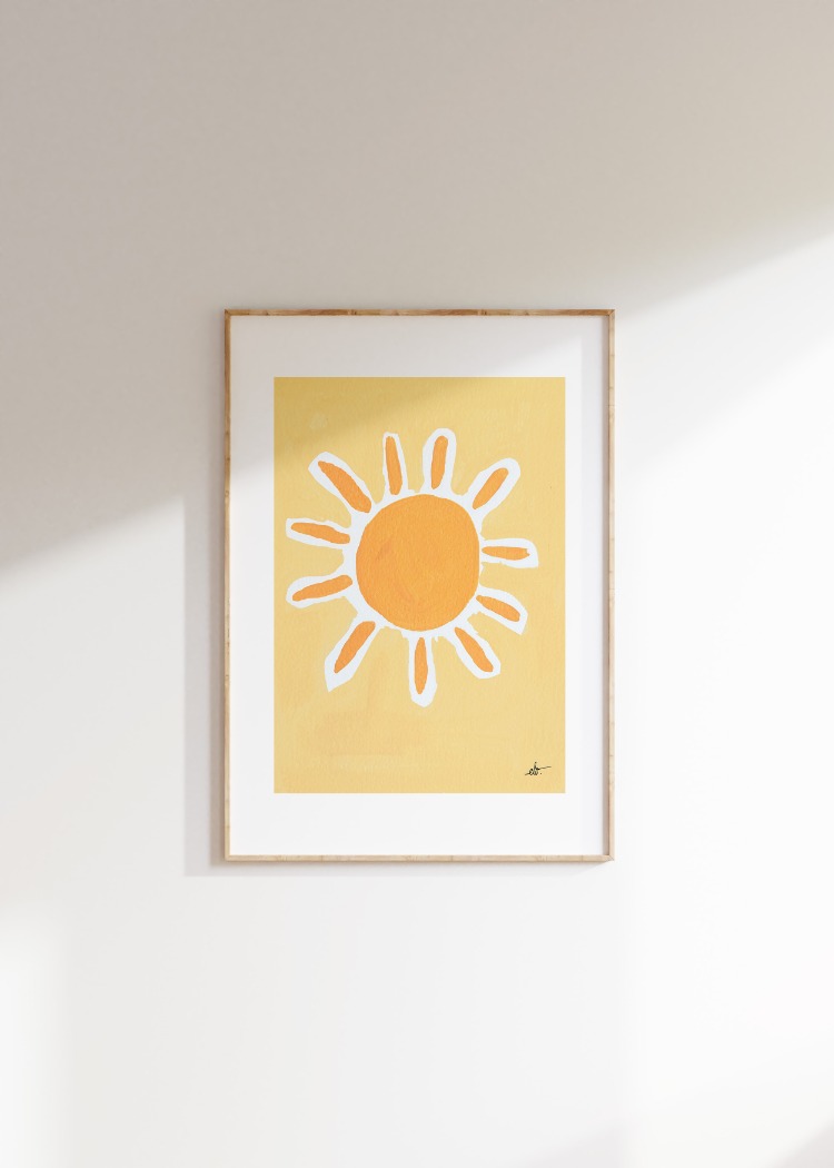 Pastel 4 - Güneş Baskı