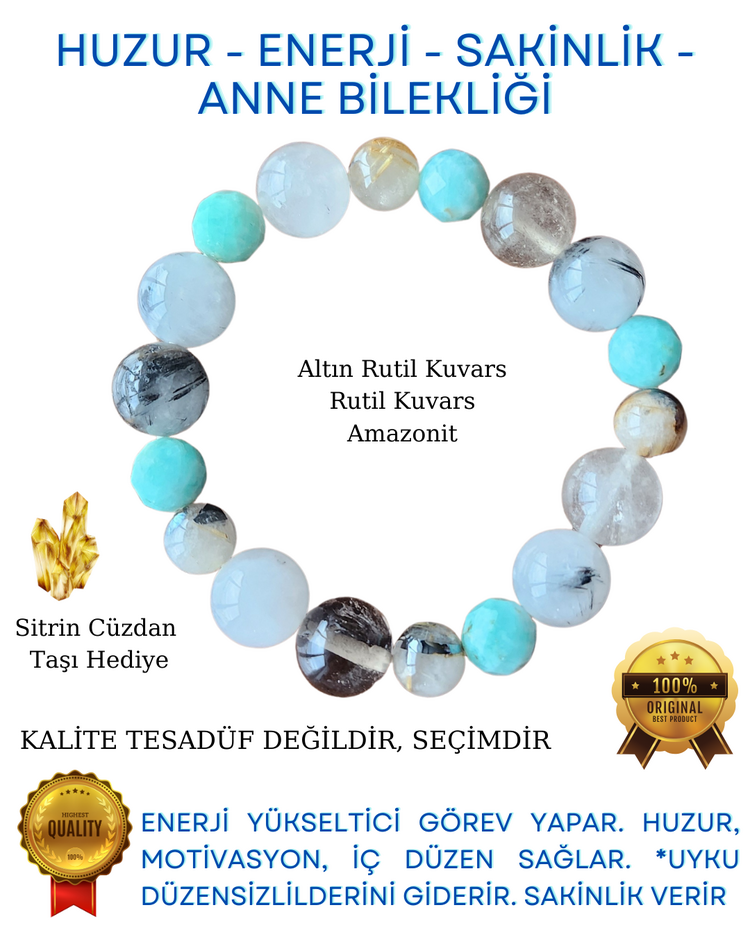 ANNE DOĞALTAŞ BİLEKLİK - A KALİTE