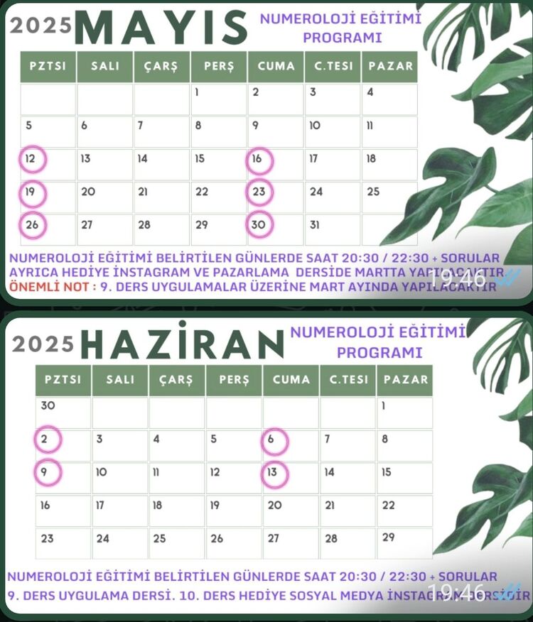Numeroloji Eğitimi Nisan 2026 Yeni Sınıf