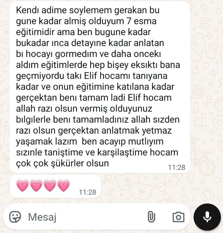 ESMALAR EĞİTİMİ - 13 TEMMUZ 2026 YENİ SINIF