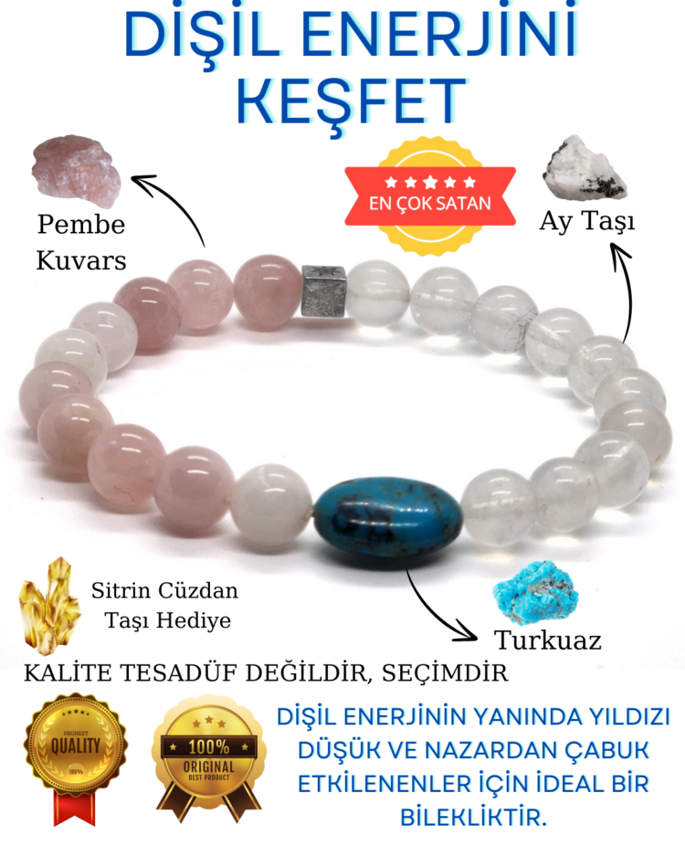 A KALİTE DİŞİL ENERJİ BİLEKLİĞİ