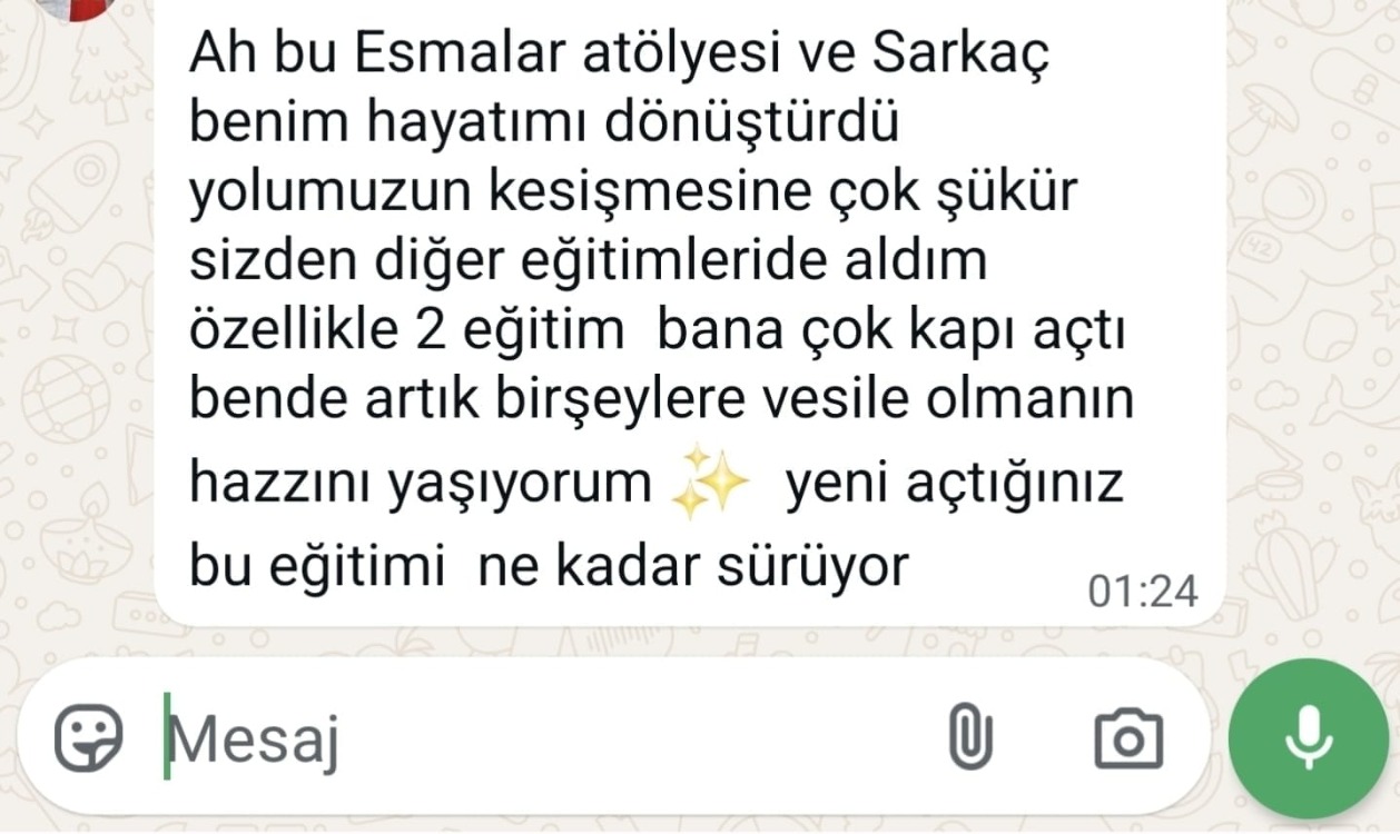 ESMALAR EĞİTİMİ - 13 TEMMUZ 2026 YENİ SINIF