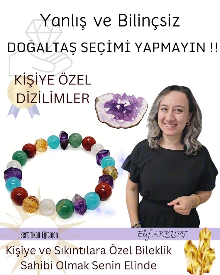 Sıkıntılara ve Kişiye Özel Analizli Bileklik Kolye