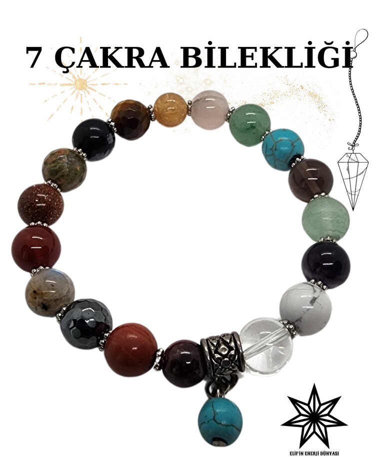 7 ÇAKRA DOĞAL TAŞ BİLEKLİK