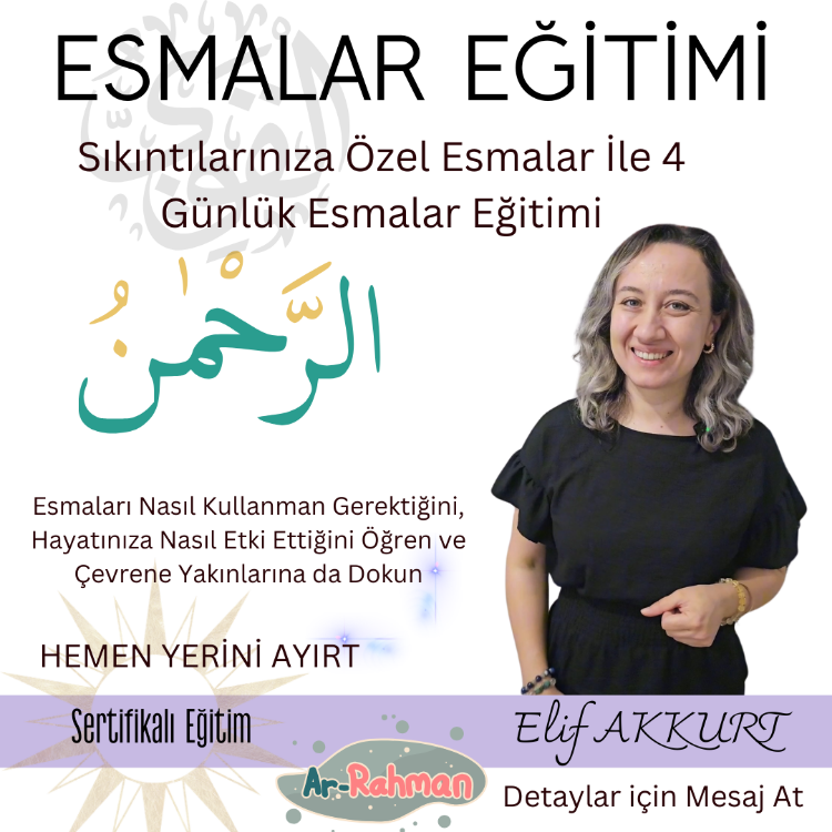 ESMALAR EĞİTİMİ - 13 TEMMUZ 2026 YENİ SINIF