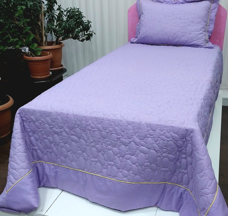 Kristal EMPRİME YATAK ÖRTÜSÜ-LİLA -TEK KİŞİLİK