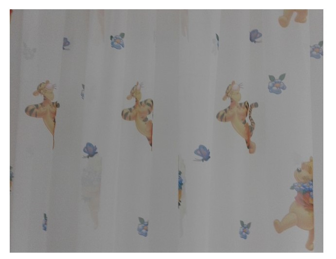 TAÇ LİSANSLI ÇİZGİ KAHRAMAN WINNIE THE POOH TÜL PERDE- EN:195 cm BOY: 200 cm -1/2 Pile