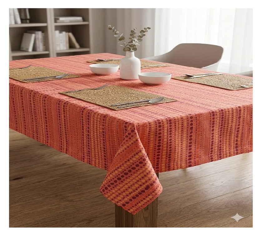 Taç Jakar SatenDikdörtgen Masa Örtüsü – Ölçü: 120 x 180 cm