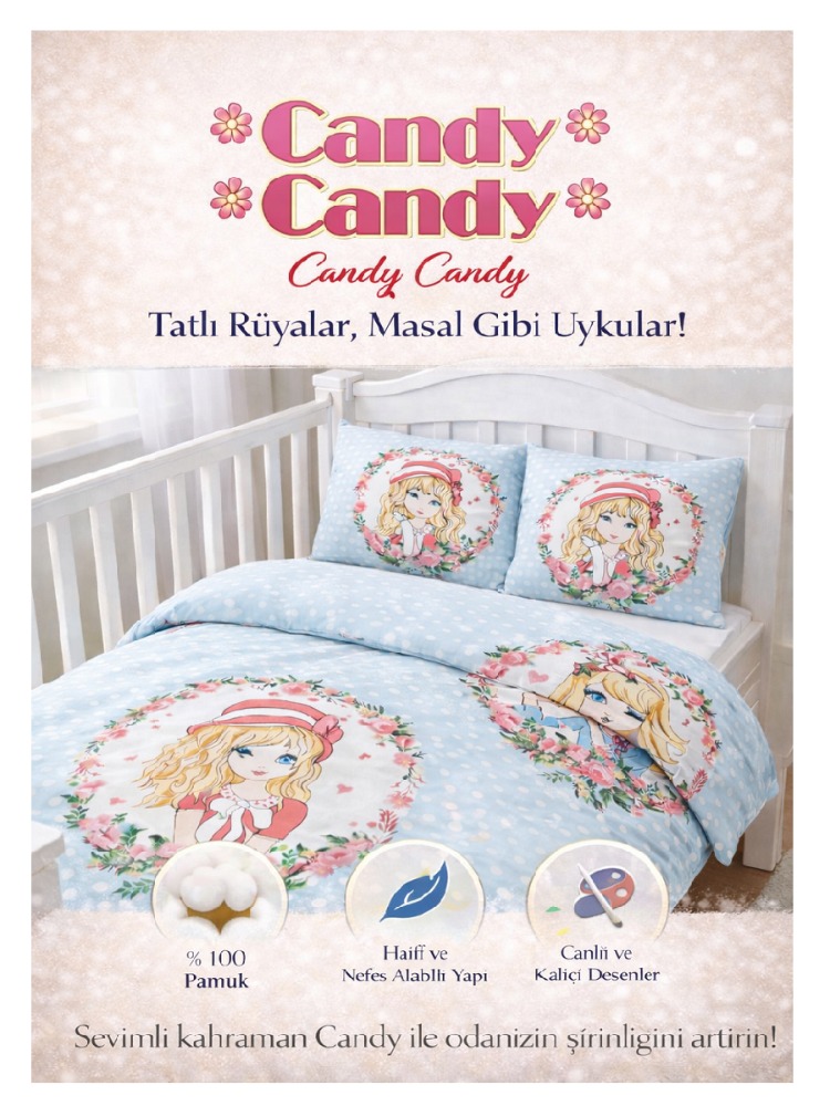 Bebek Nevresim Takımı- %100 Pamuk