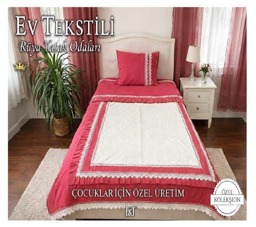 Tek Kişilik Pike Takımı- Çocuklar için-Özel Üretim
