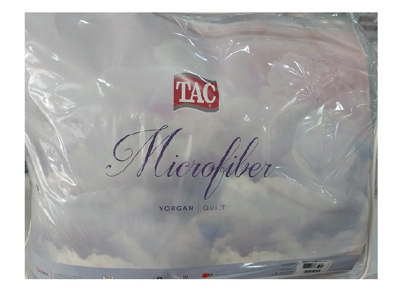 Taç Microfiber Yorgan-King Size -215 x 235 cm-Battal Boy-Beyaz