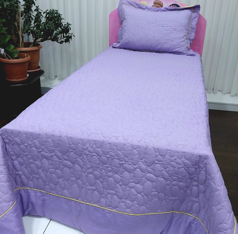 Kristal EMPRİME YATAK ÖRTÜSÜ-LİLA -TEK KİŞİLİK