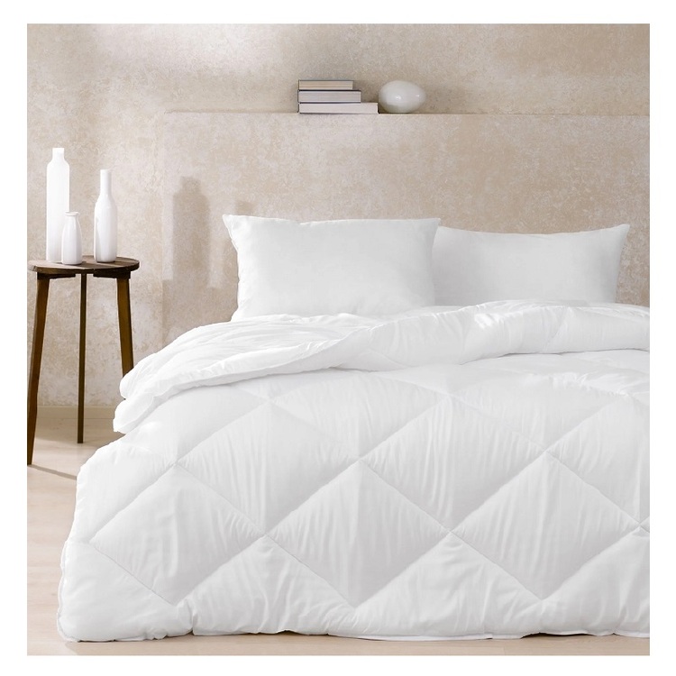 Taç Microfiber Yorgan-King Size -215 x 235 cm-Battal Boy-Beyaz