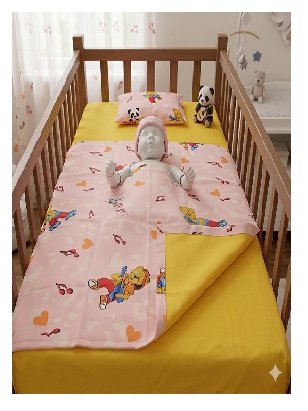 Bebek Nevresim Takımı -% 100 Pamuk