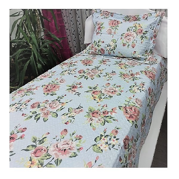 Taç Blossom Yatak Örtüsü - Tek  Kişilik
