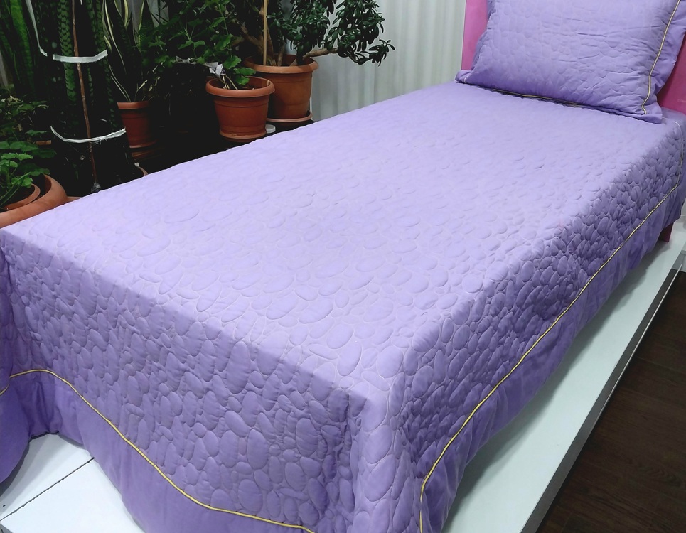 Kristal EMPRİME YATAK ÖRTÜSÜ-LİLA -TEK KİŞİLİK