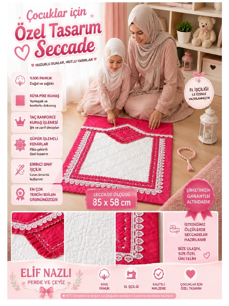Çocuk Seccadesi-El işi 