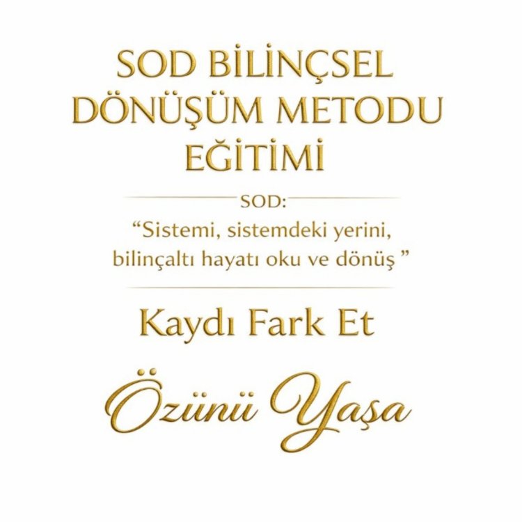 SOD EĞİTİM VİDEO KAYITLARI