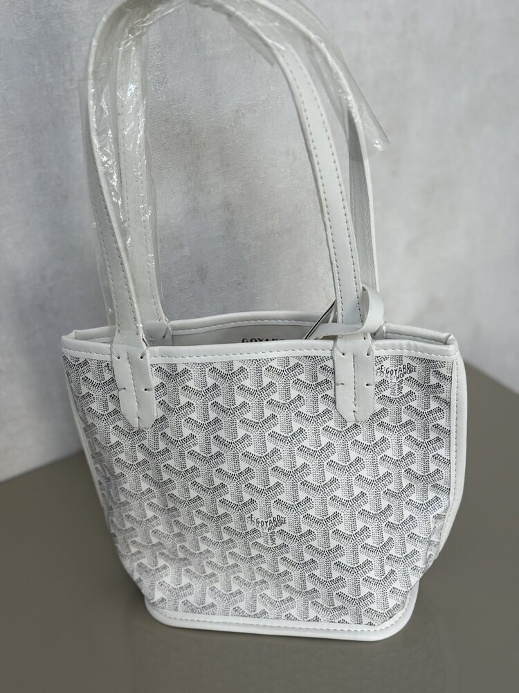 Goyard beyaz çanta