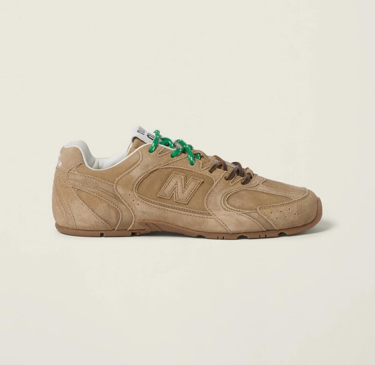 New Balance x Miu Miu 530 SL Suede Ecru