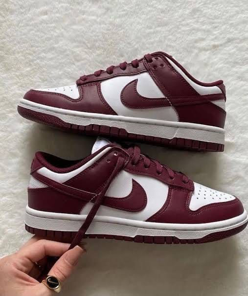 Dunk bordo beyaz