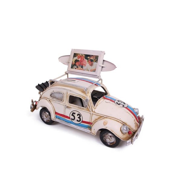 VOSVOS BEYAZ ÇERÇEVELİ DEKORATİF 26 CM