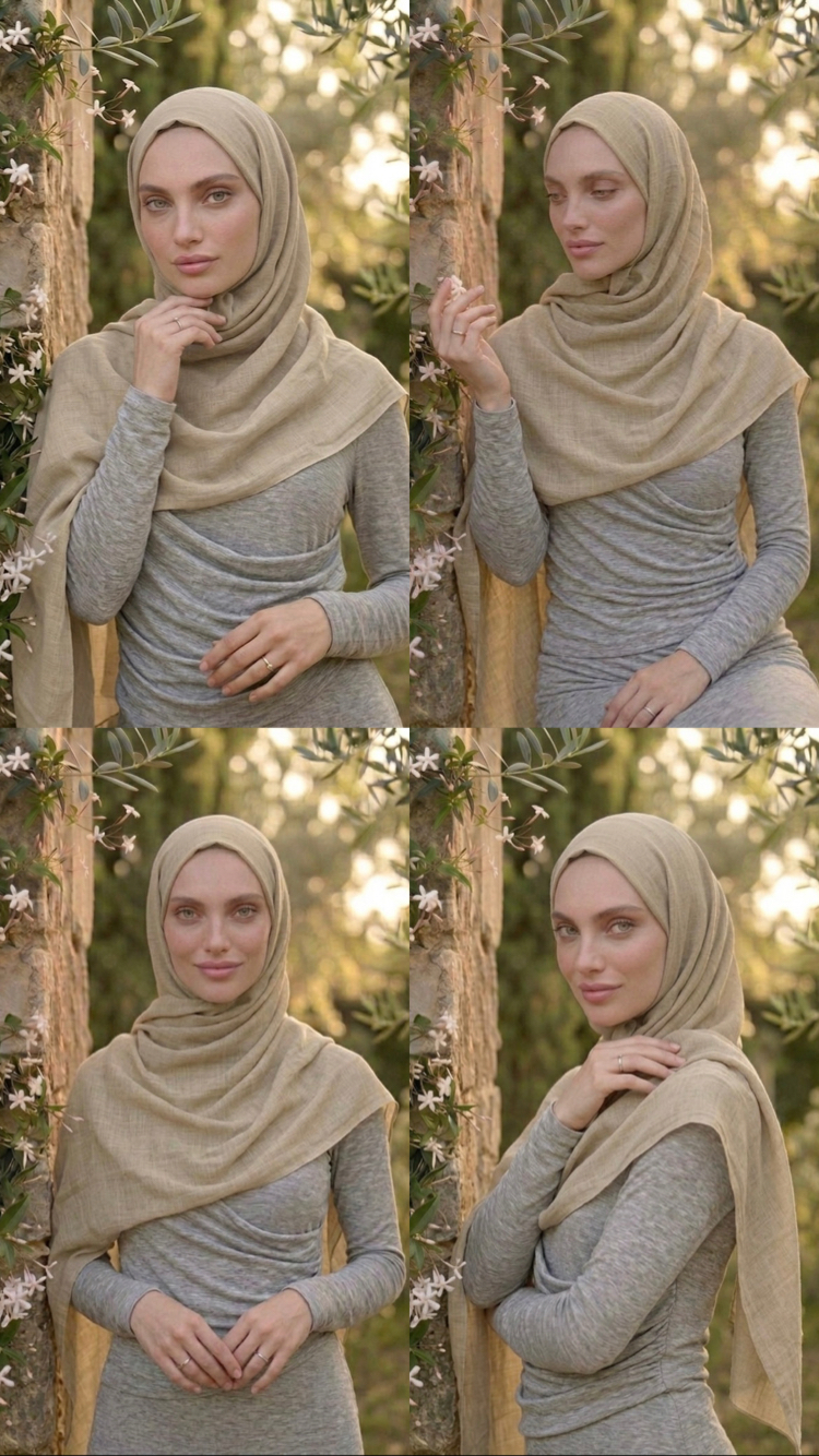 Aya şal•Antik bej