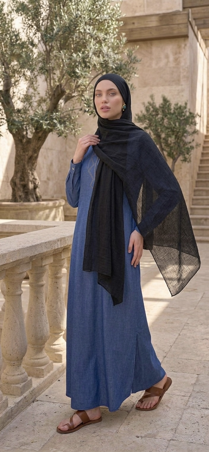Aya şal siyah