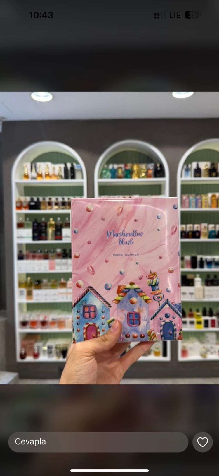 Marshmallow Blush Paris Corner