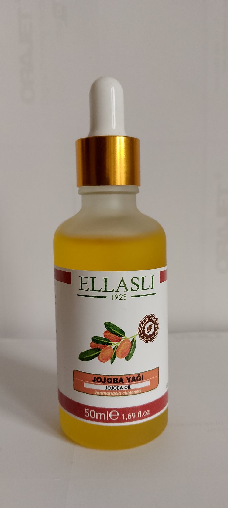 50ml aspir tohumu yağı damla başlıklı cam şişe