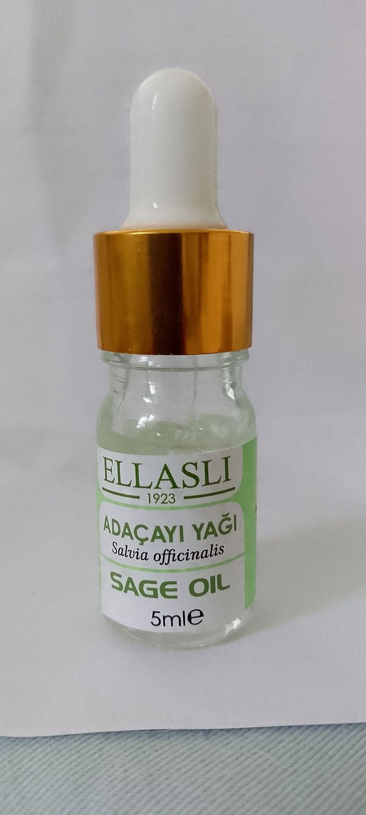5ml sıvı uçucu adaçayı yağı damla başlıklı