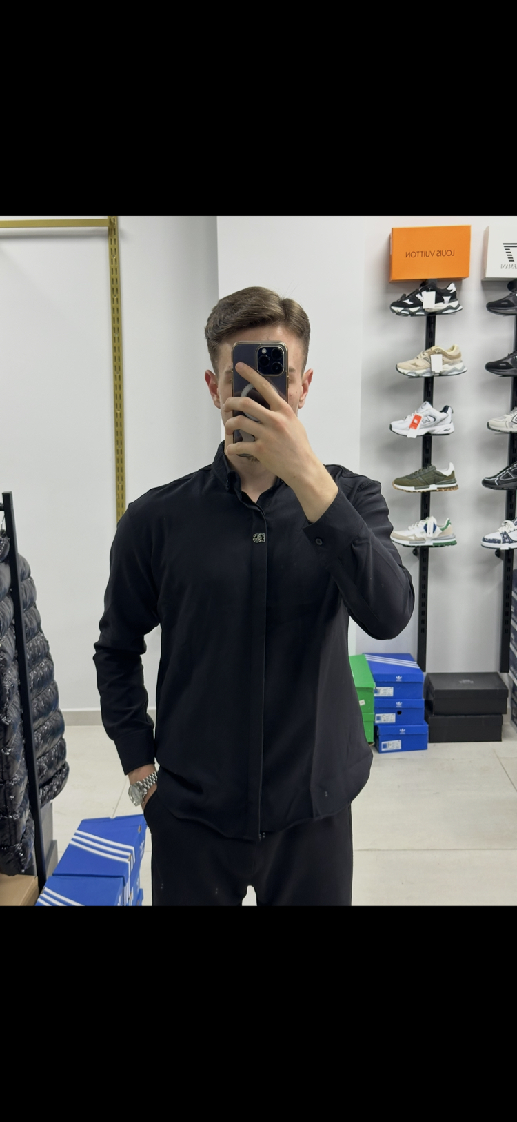 DG siyah premium gömlek