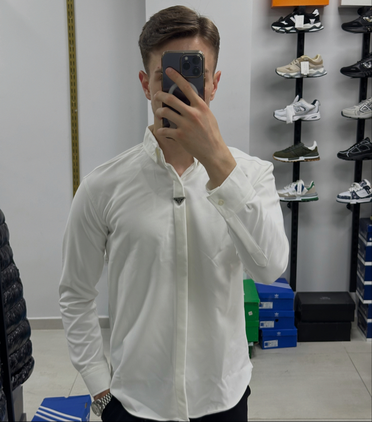Prada beyaz premium gömlek