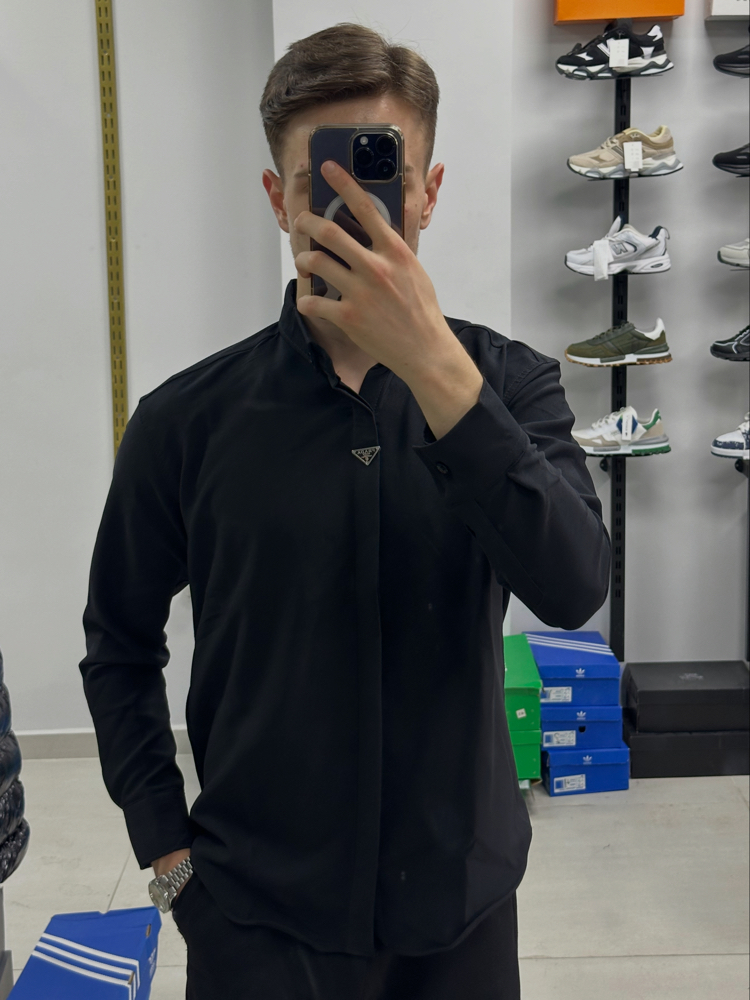 Prada siyah premium gömlek