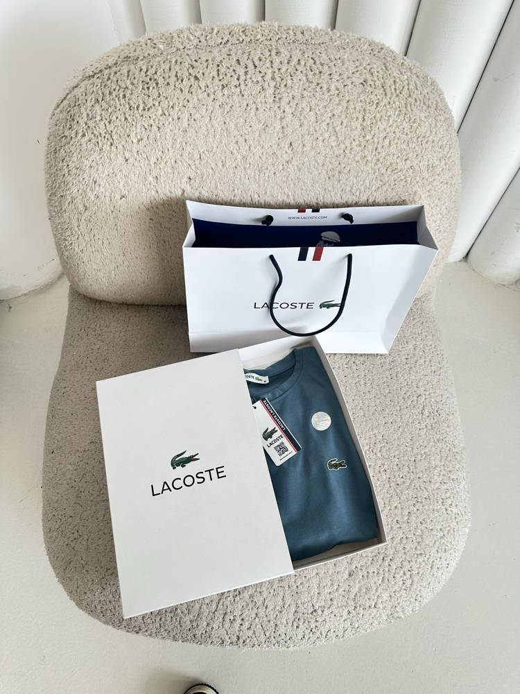 LACOSTE Basic Mavi T-Shirt