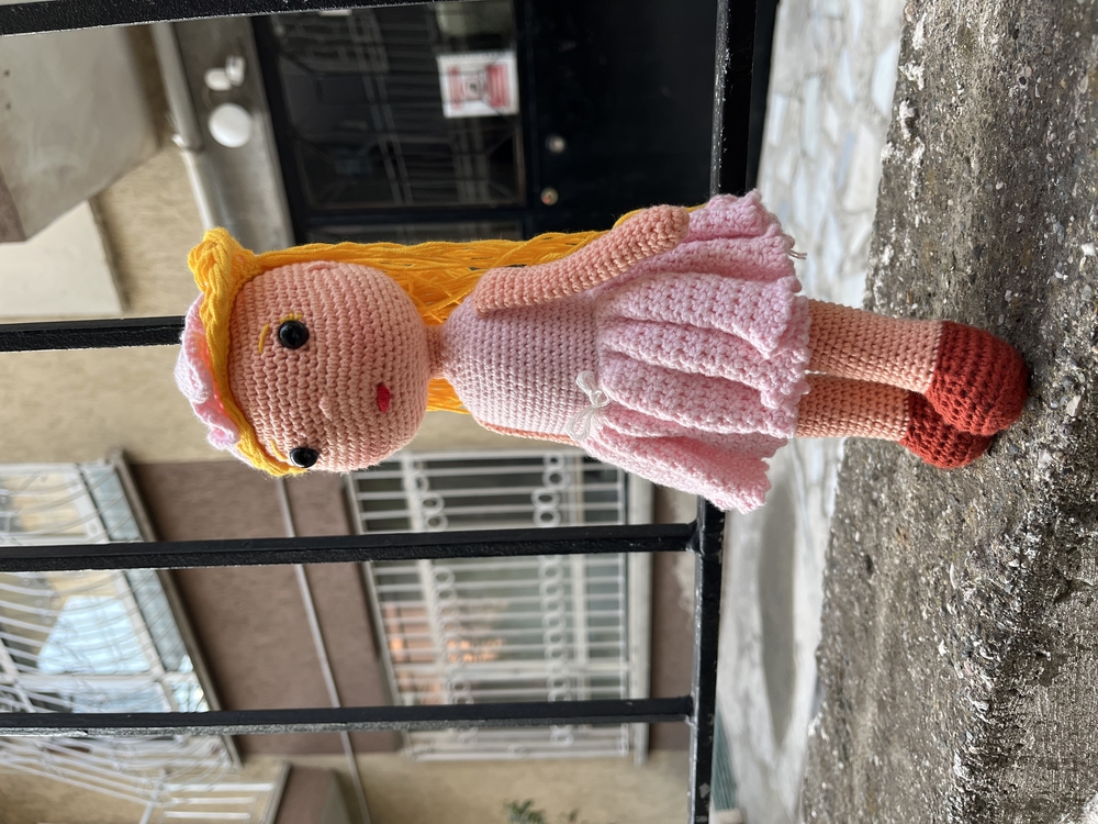 El örgüsü prenses bebek