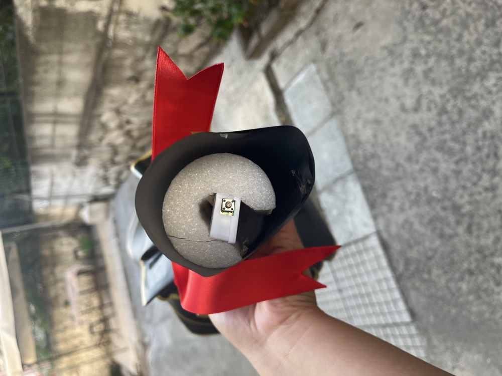 El yapımı saten gül buket